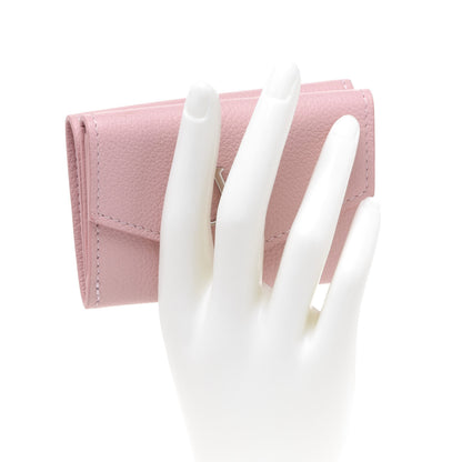 Louis Vuitton Calfskin Lockmini Wallet Rose Ballerine 2 of 7