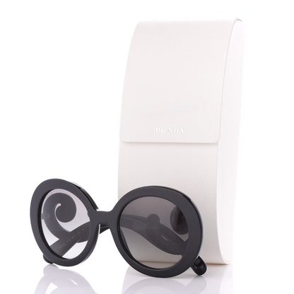 Prada Baroque Sunglasses SPR 27N Black 7 of 7