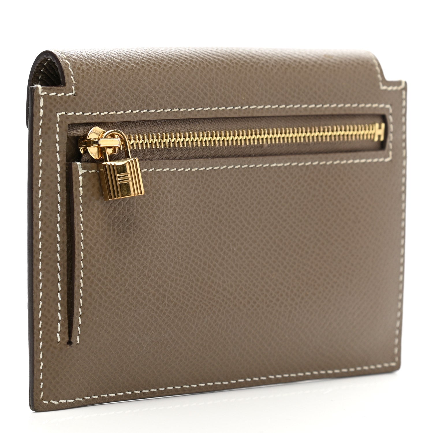 Hermes Epsom Kelly Pocket Compact Wallet Etoupe 3 of 8