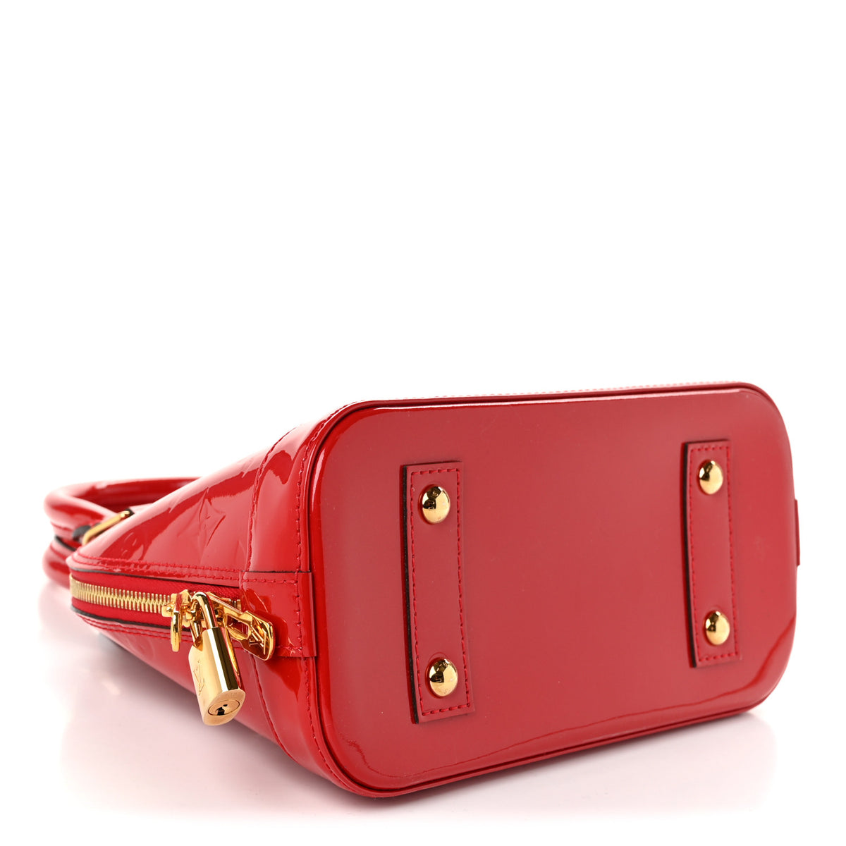 Louis Vuitton Vernis Alma BB Cherry 4 of 10