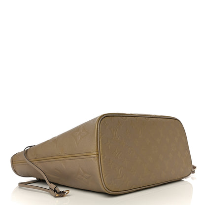 Louis Vuitton Empreinte Monogram Giant Neverfull MM Tourterelle 4 of 9