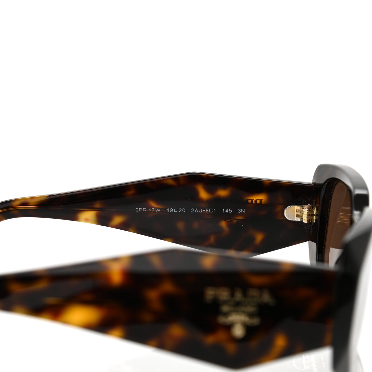 Prada Acetate Symbole Sunglasses SPR 17W Havana 7 of 7