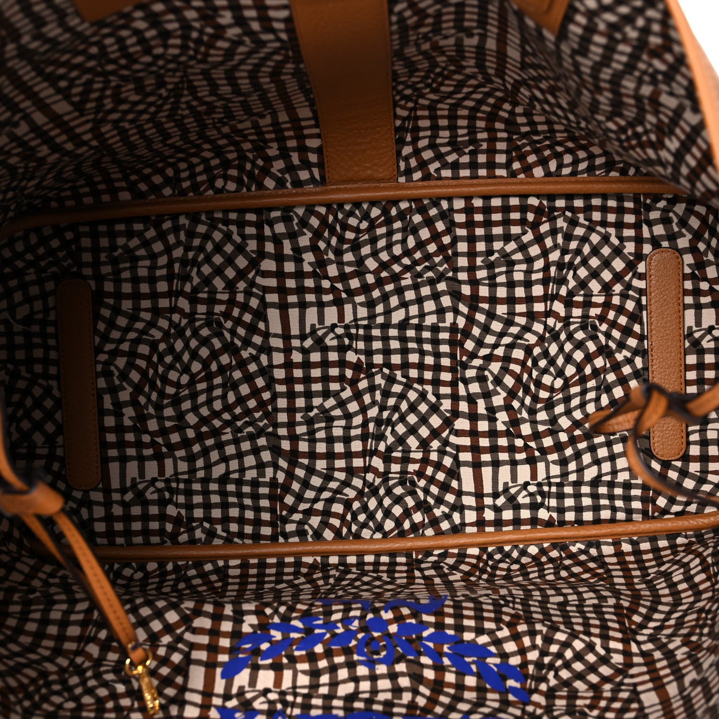 Visetos Large Liz Reversible Shopper Tote Cognac