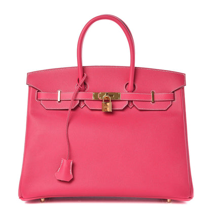Hermes Epsom Birkin 35 Rose Tyrien 1 of 35