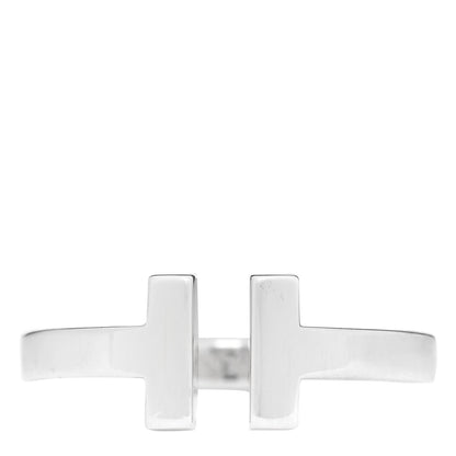 Tiffany Sterling Silver T Square Ring 50 5.5 1 of 4