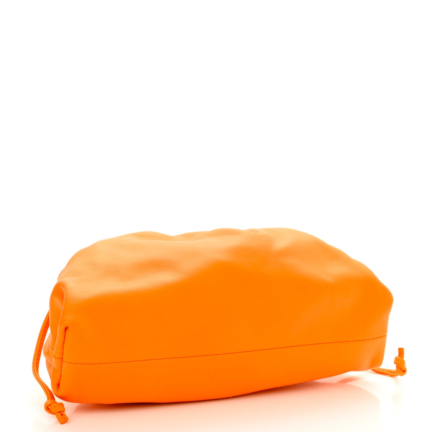 Butter Calfskin The Mini Pouch Tangerine
