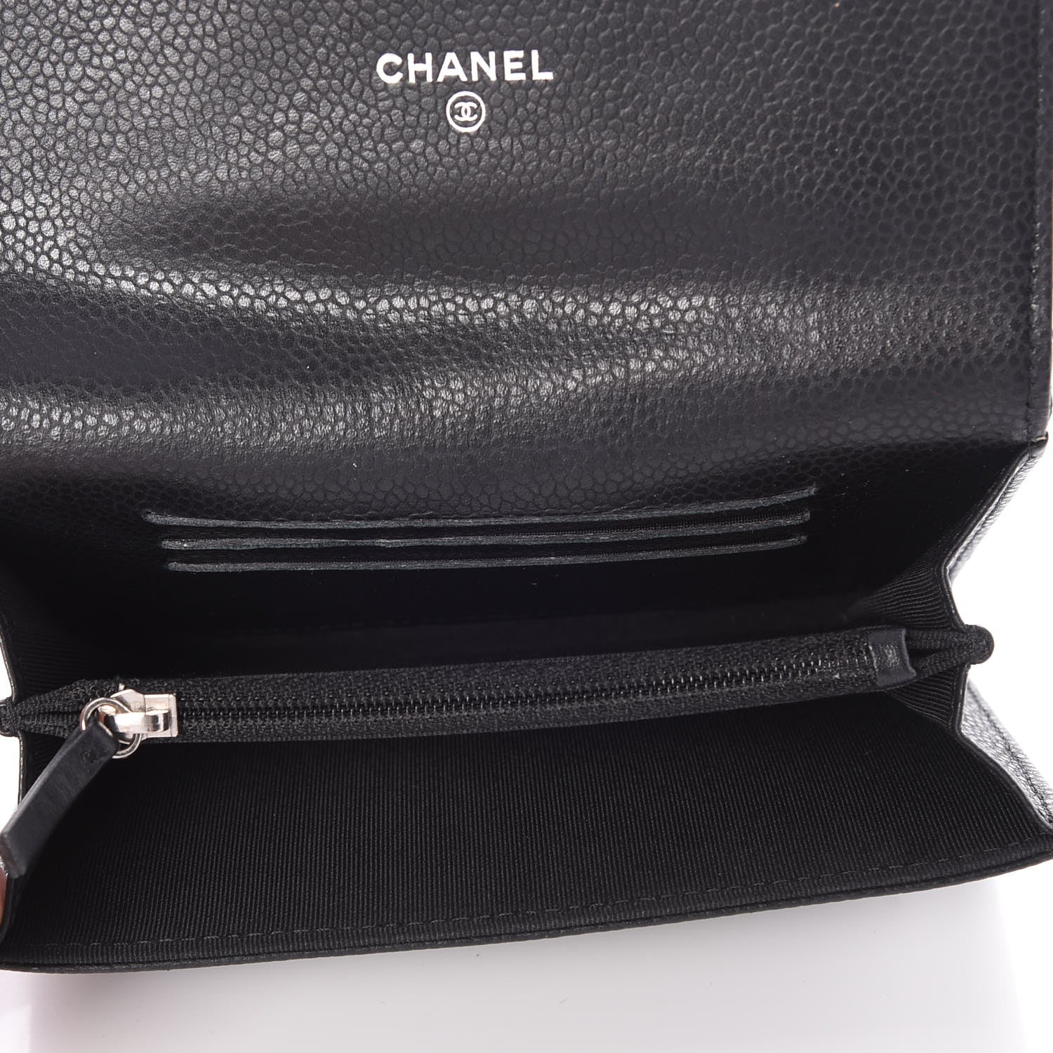Chanel Caviar Quilted Small Flap Wallet Black 5 of 8