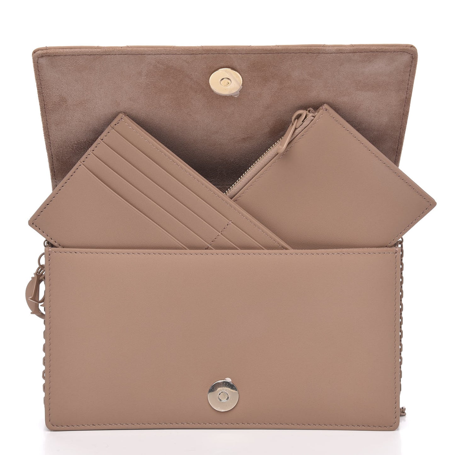 Ultra Matte Calfskin Cannage Lady Dior Clutch Fard
