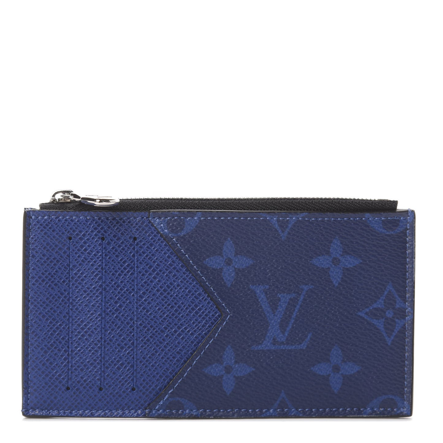 Monogram Taiga Coin Card Holder Cobalt