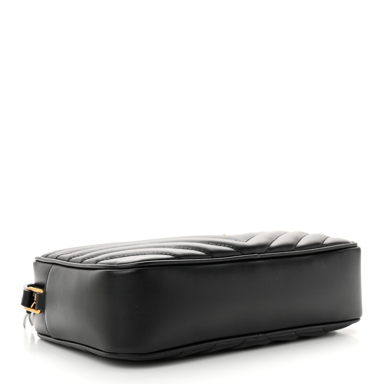 Saint Laurent Calfskin Matelasse Monogram Lou Camera Bag Black 4 of 14