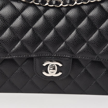 Chanel Caviar Quilted Medium Double Flap Black 10 of 10