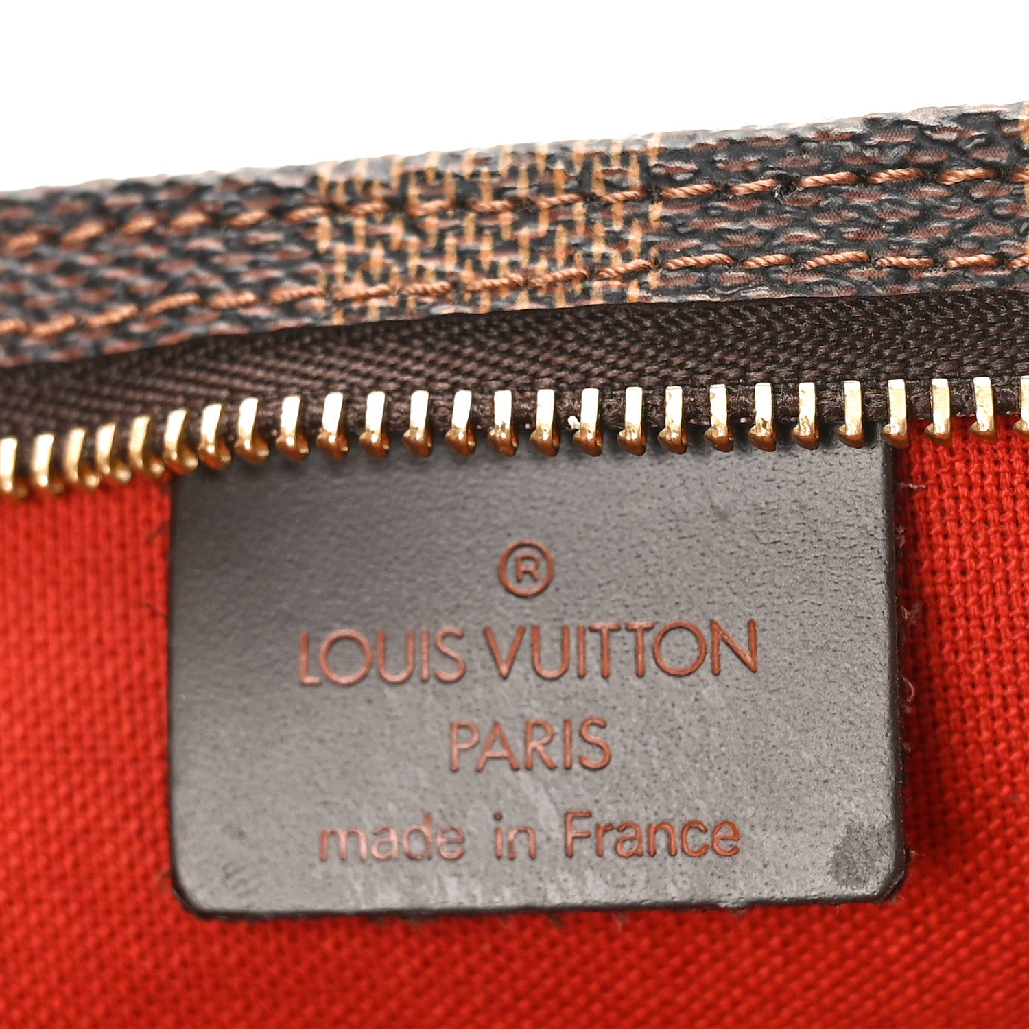 Louis Vuitton Damier Ebene Navona Pochette Accessories 6 of 8