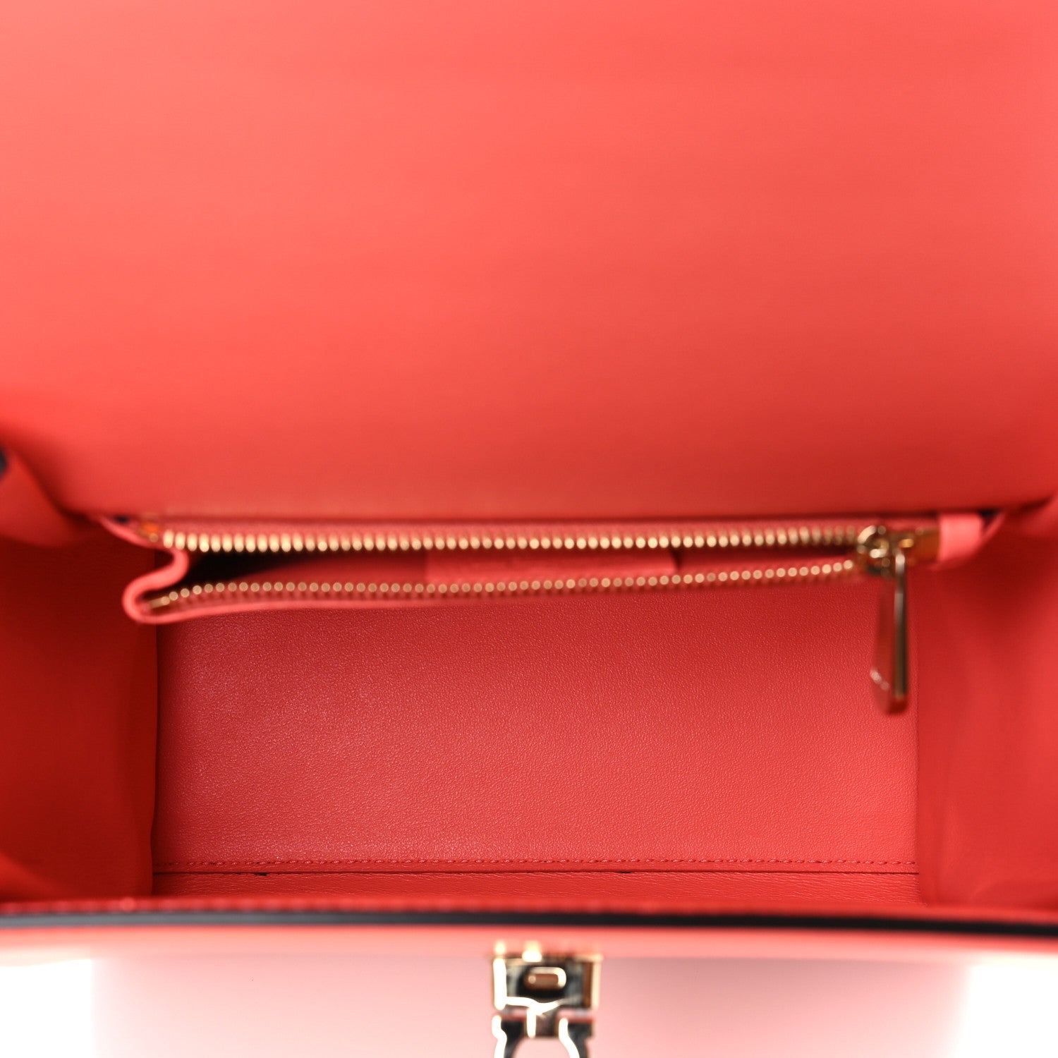 Salvatore Ferragamo Smooth Calfskin Small Boxyz Orange 5 of 8