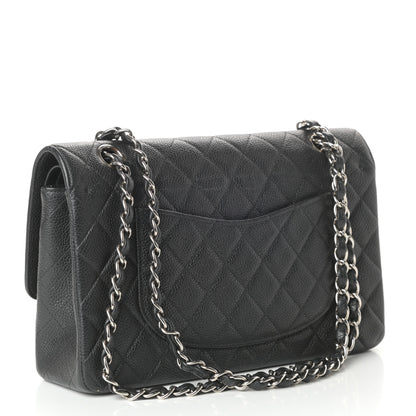 Chanel Caviar Quilted Medium Double Flap Black 3 of 10