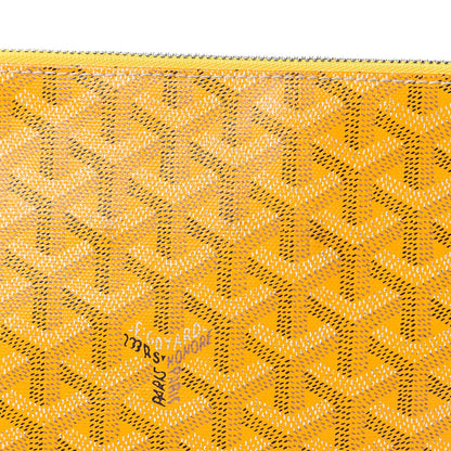 Goyard Goyardine Senat Pochette MM Yellow 10 of 12