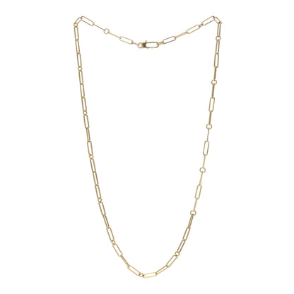 Roberto Coin 18K Yellow Gold Paper Clip Link Necklace 2 of 5