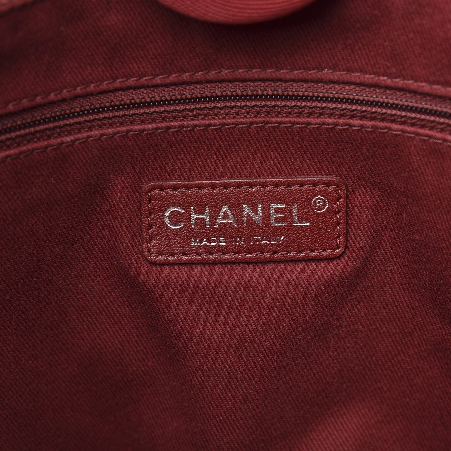 Canvas Small Deauville Tote Red