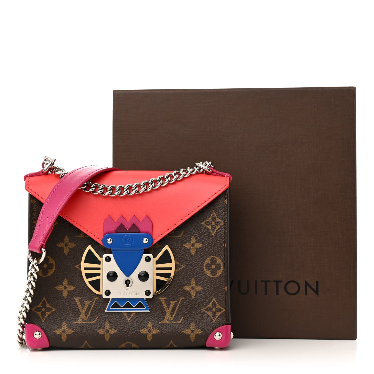 Louis Vuitton Monogram Pochette Mask PM Corail 18 of 18