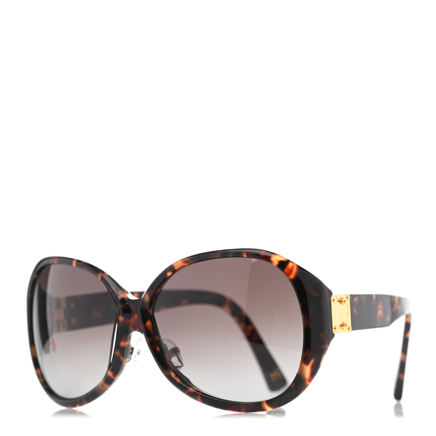 Louis Vuitton Oversized Soupcon Sunglasses Z0255E Dark Tortoise 1 of 7