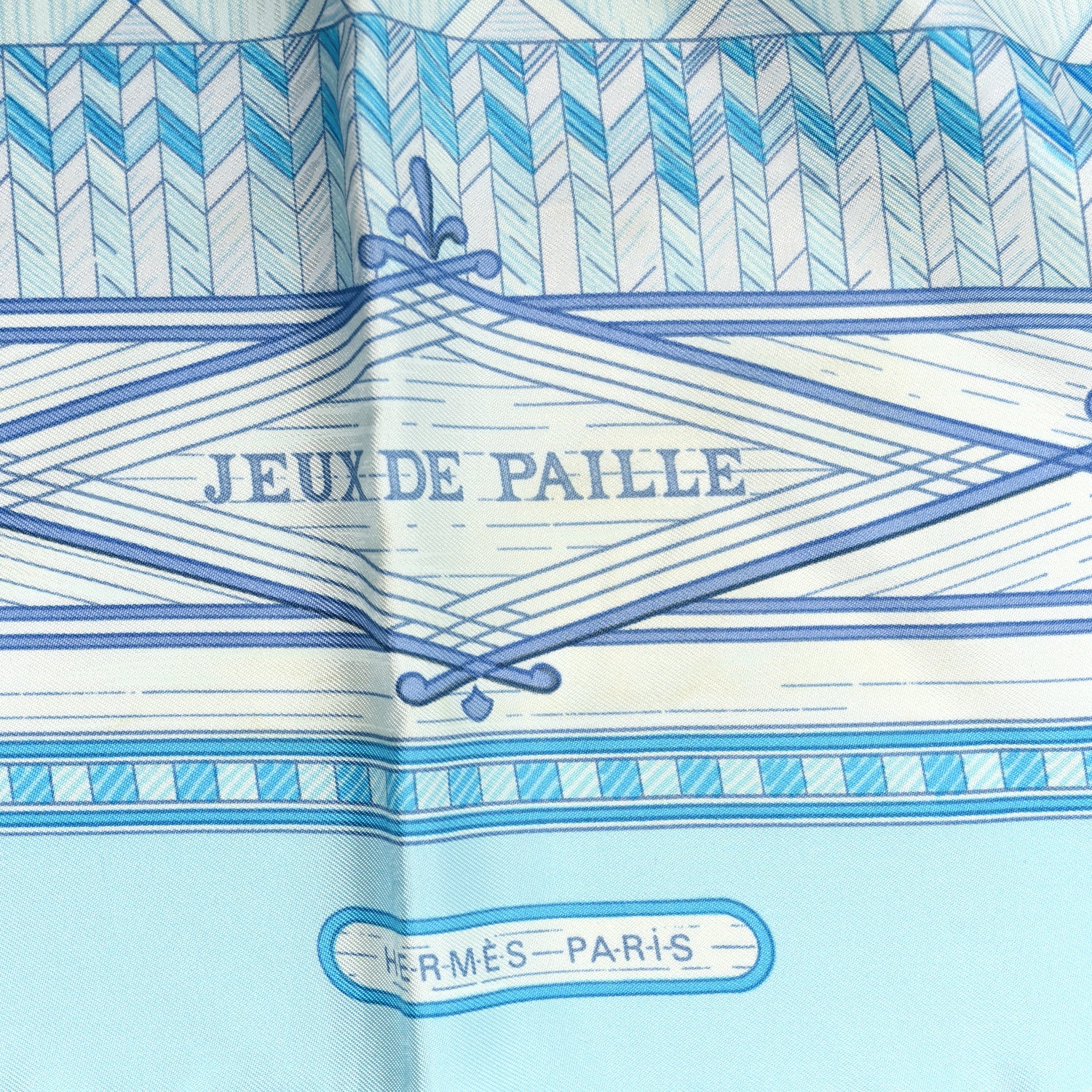 Hermes Silk Jeux De Paille Scarf 90 1732343 – FASHIONPHILE
