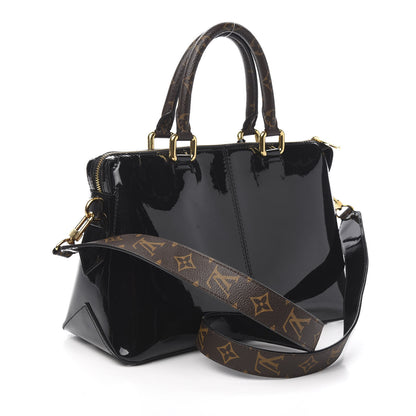 Louis Vuitton Patent Calfskin Miroir Tote Black 2 of 8