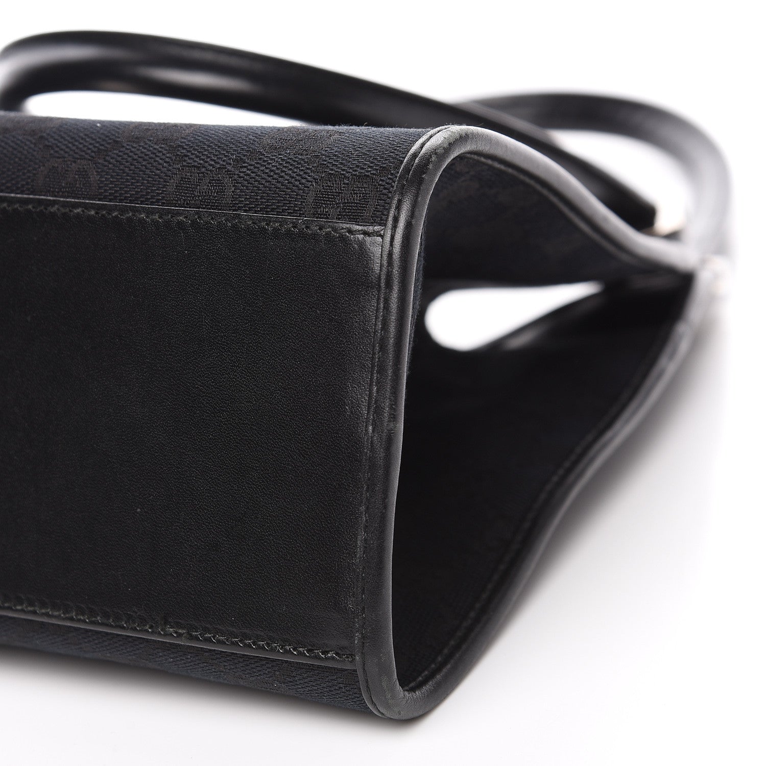 Gucci Monogram Bardot Shoulder Bag Black 8 of 14