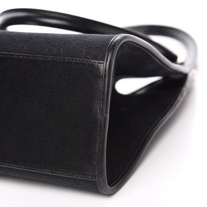 Gucci Monogram Bardot Shoulder Bag Black 8 of 14