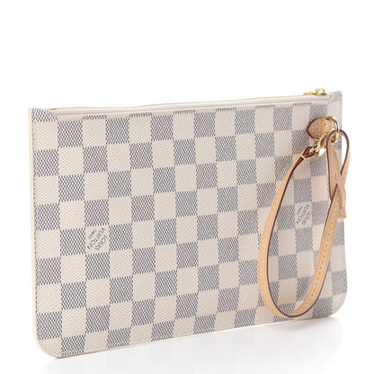 Louis Vuitton Damier Azur Neverfull MM GM Pochette 2 of 5