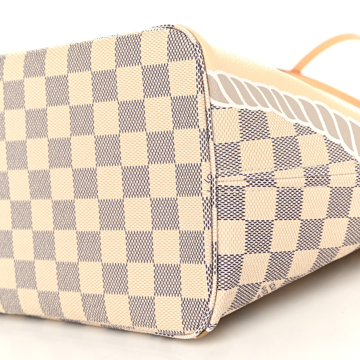 Louis Vuitton Damier Azur Nautical Neverfull MM 10 of 10