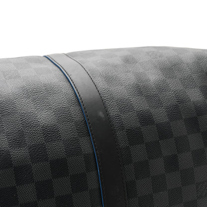 Louis Vuitton Damier Cobalt Keepall Bandouliere 55 15 of 15