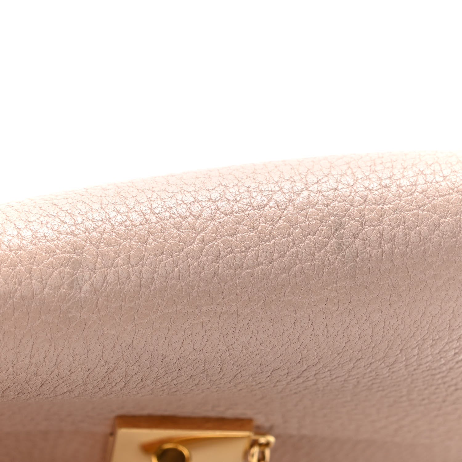 Chloe Grained Lambskin Mini Drew Shoulder Bag Cement Pink 9 of 11