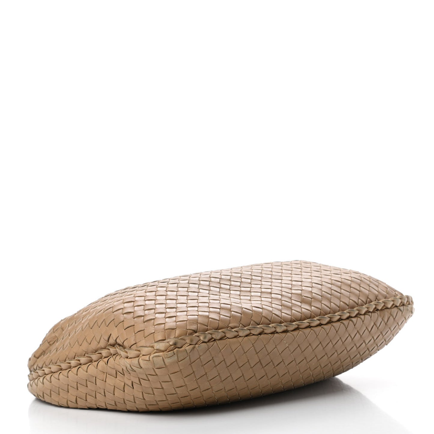 Nappa Intrecciato Medium Veneta Hobo Camel