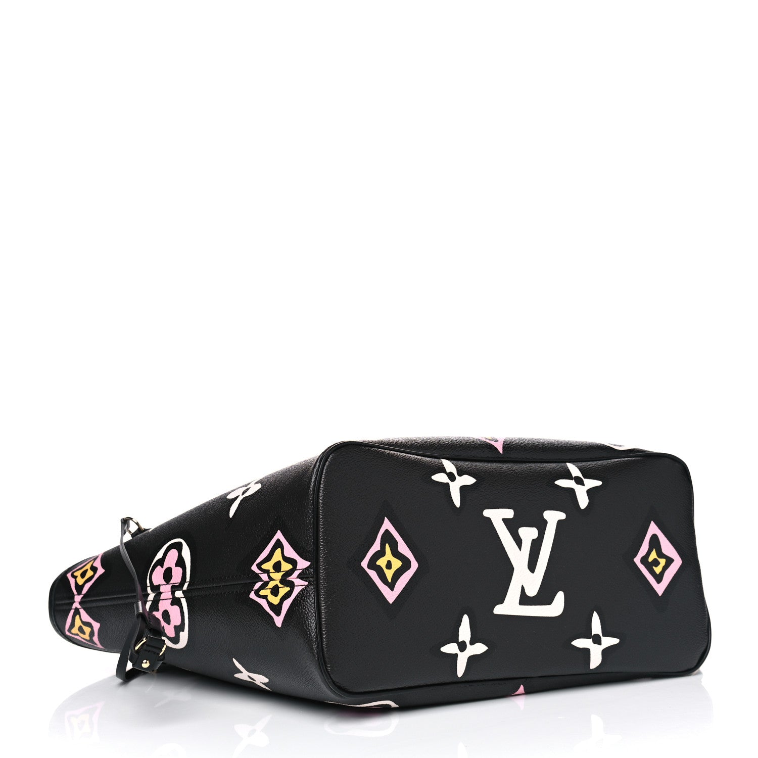 Louis Vuitton Monogram Giant Wild At Heart Neverfull MM Black 3 of 4