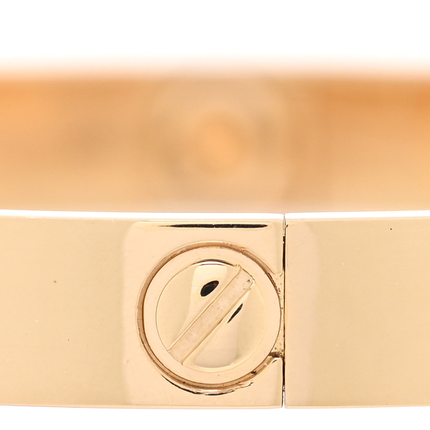 Cartier 18K Yellow Gold 4 Diamond LOVE Bracelet 17 4 of 7