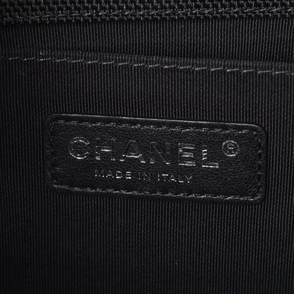 Chanel Canvas Quilted Medium Fluo Boy Flap Black Grey Yellow 6 of 12