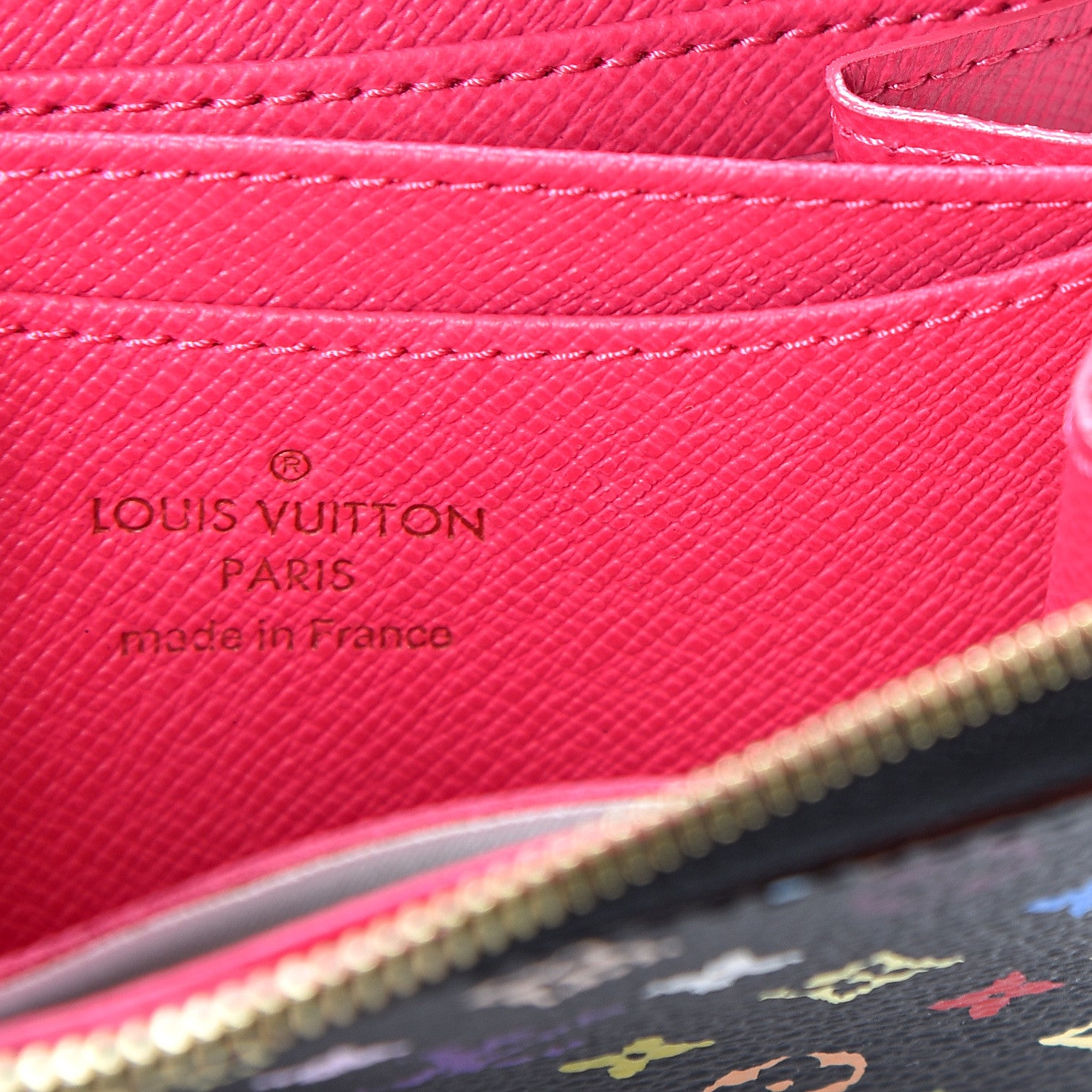 Louis Vuitton Monogram Multicolor Zippy Coin Purse Black Grenade 5 of 9