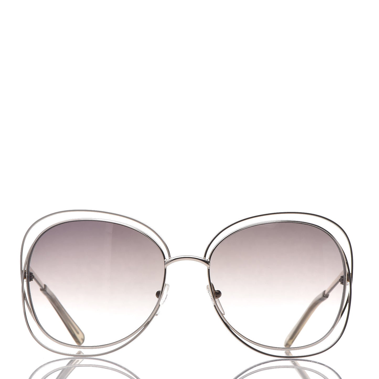 Oversize Round Carlina Sunglasses CE119S Grey