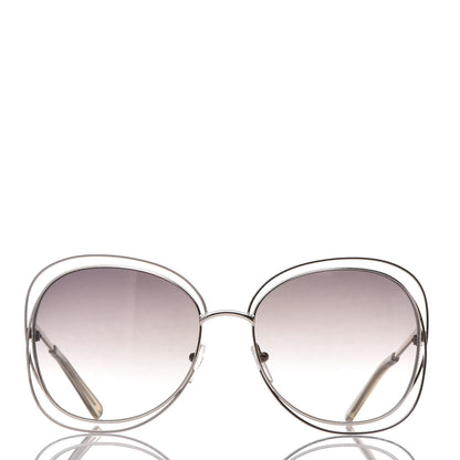Chloe Oversize Round Carlina Sunglasses CE119S Grey 2 of 7