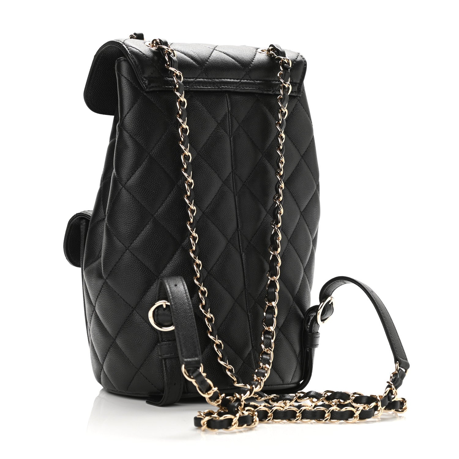 Chanel Caviar Quilted Pockets Backpack Black 2 of 10