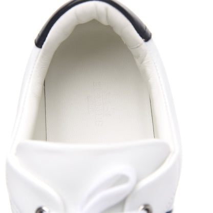 Hermes Calfskin Mens Advantage Sneakers 43.5 White Black 5 of 8