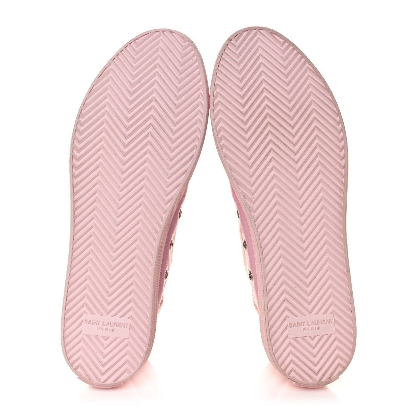 Calfskin Bedford Emblem Hightop Sneakers 39 Pastel Pink