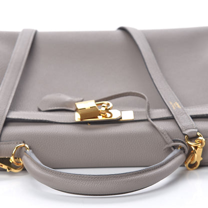 Hermes Togo Kelly Retourne 32 Gris Asphalte 8 of 48