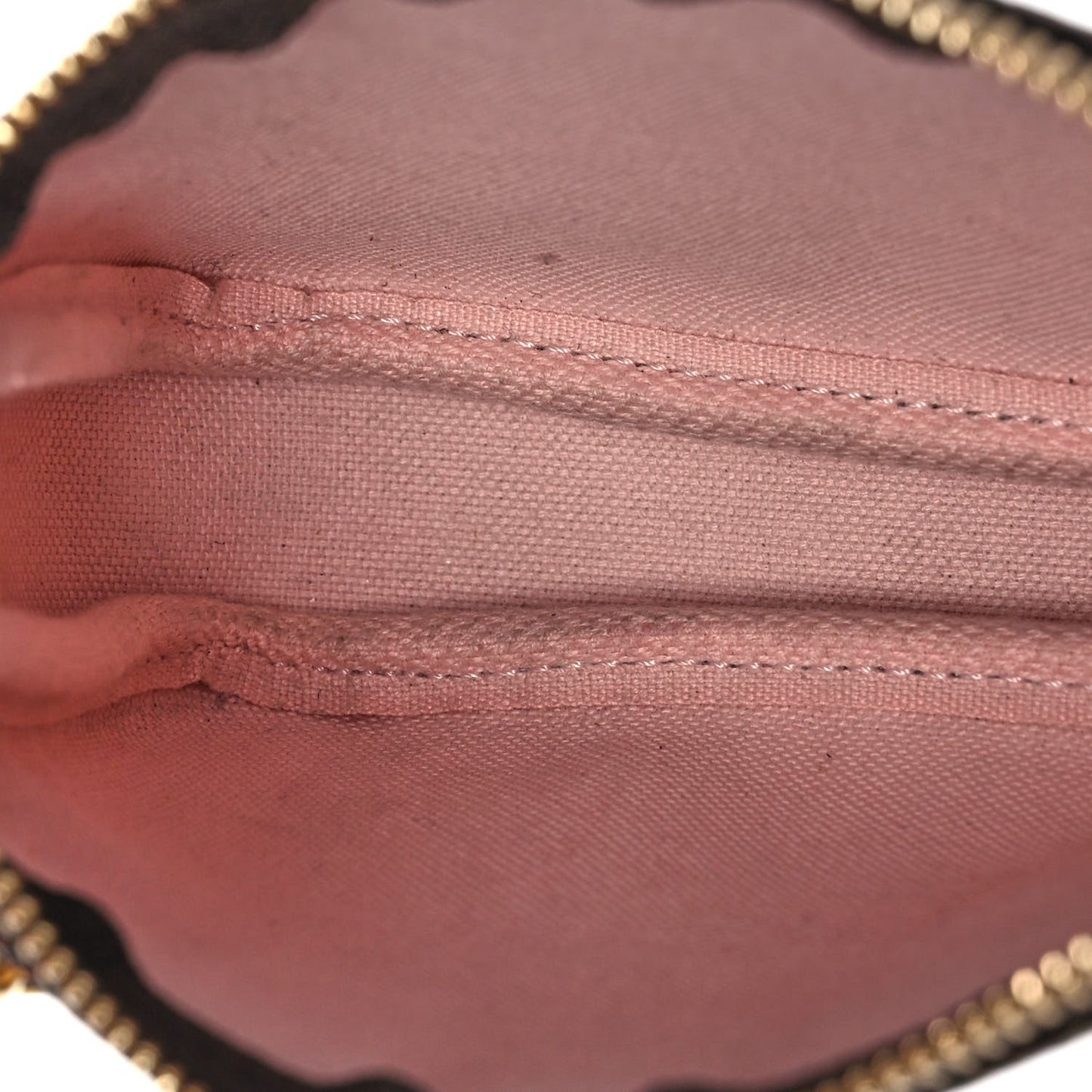 Damier Ebene 2020 Christmas Animation Big Wheel Mini Pochette Accessories Rose Ballerine
