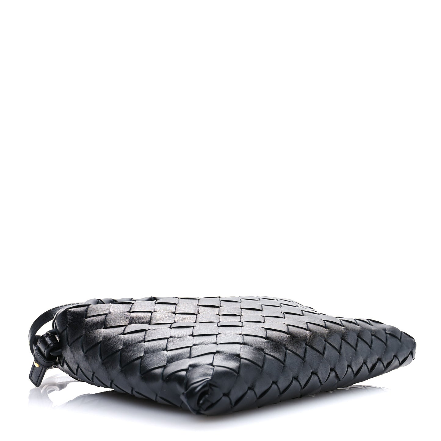 Calfskin Intrecciato Mini Hop Black