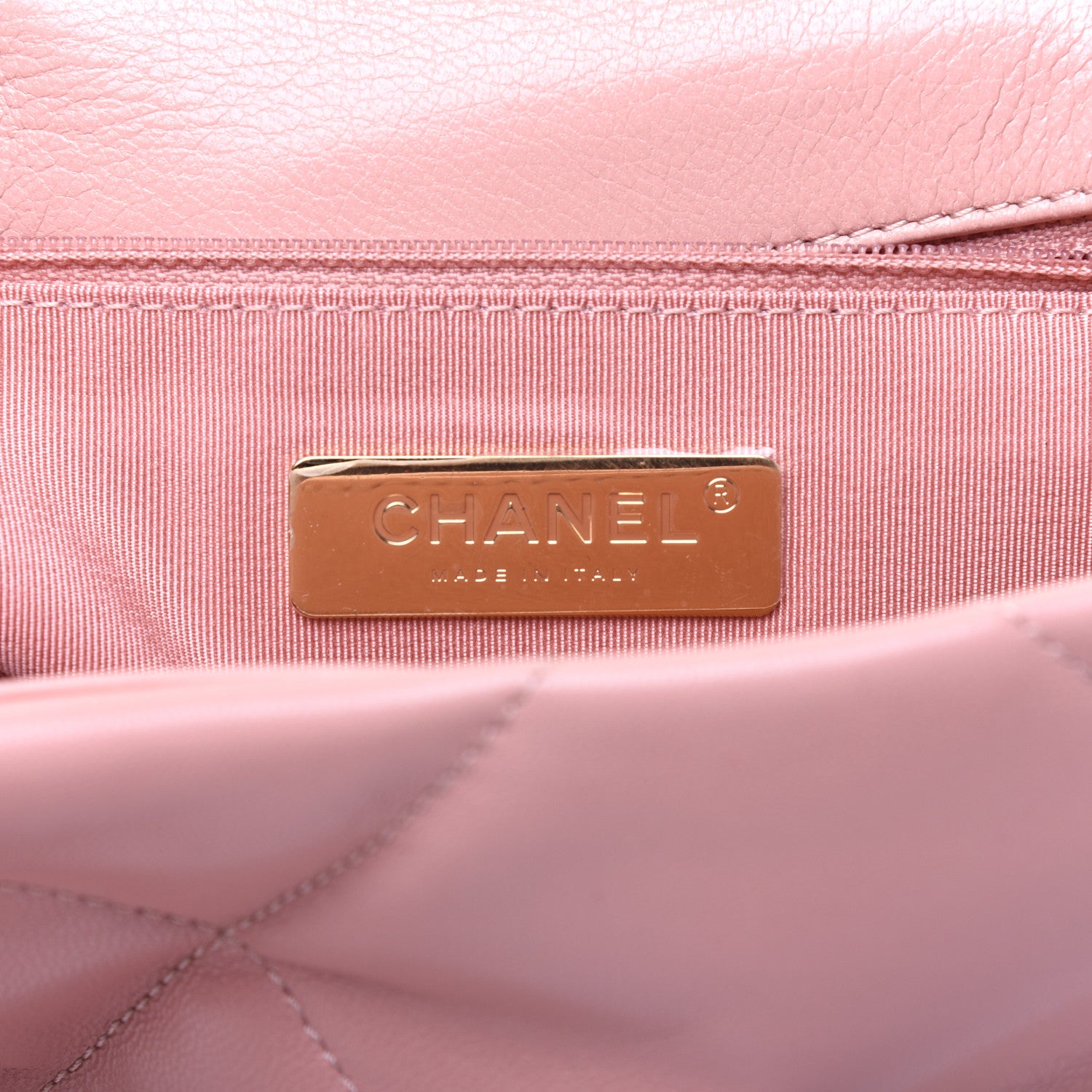 Chanel Goatskin Quilted Medium 19 Flap Light Pink 16 of 18