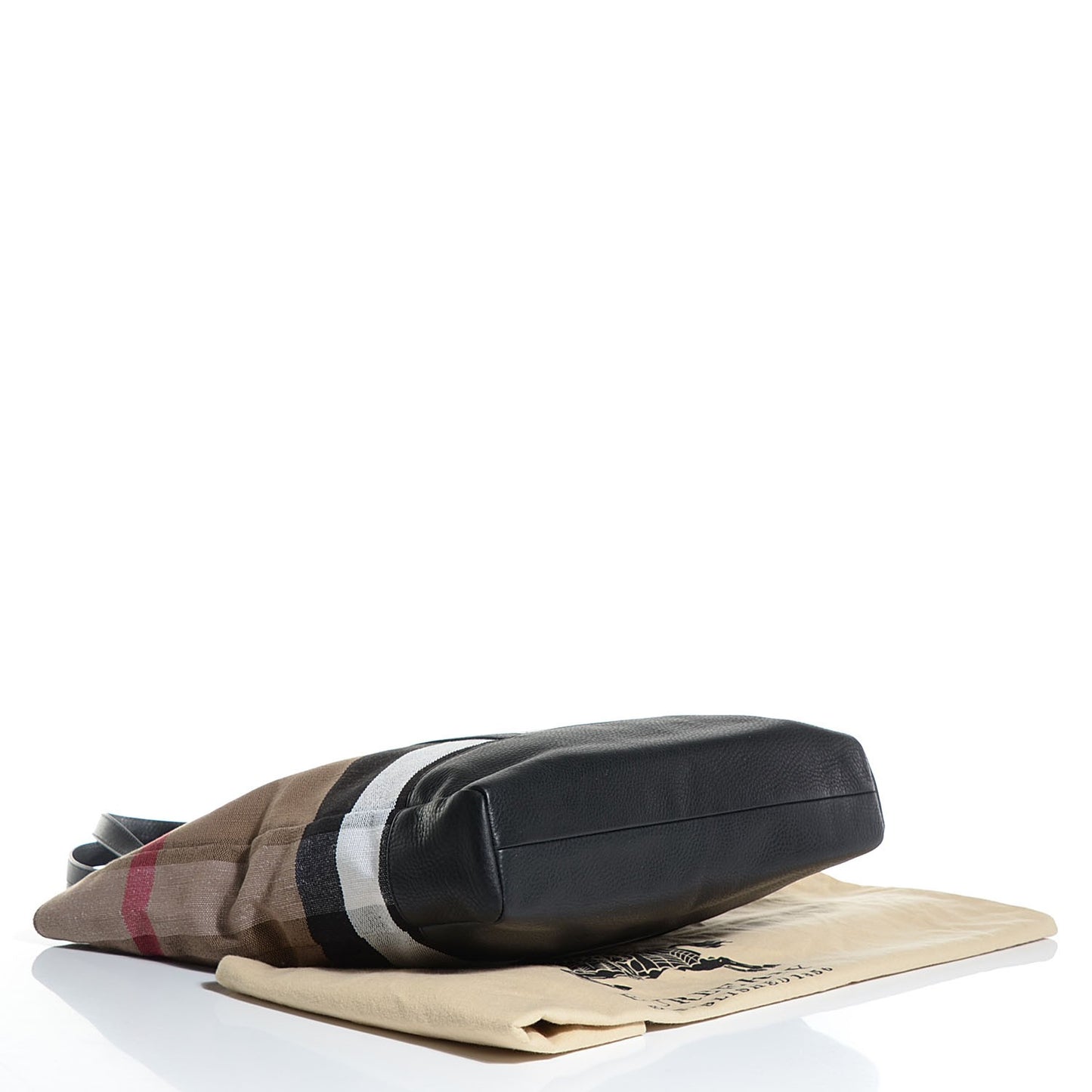 Canvas Mega Check Small Brickley Tote Black