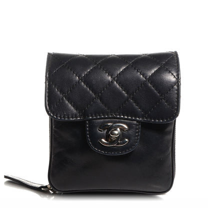 Chanel Lambskin Quilted Mini Crossbody Flap Black 1 of 9