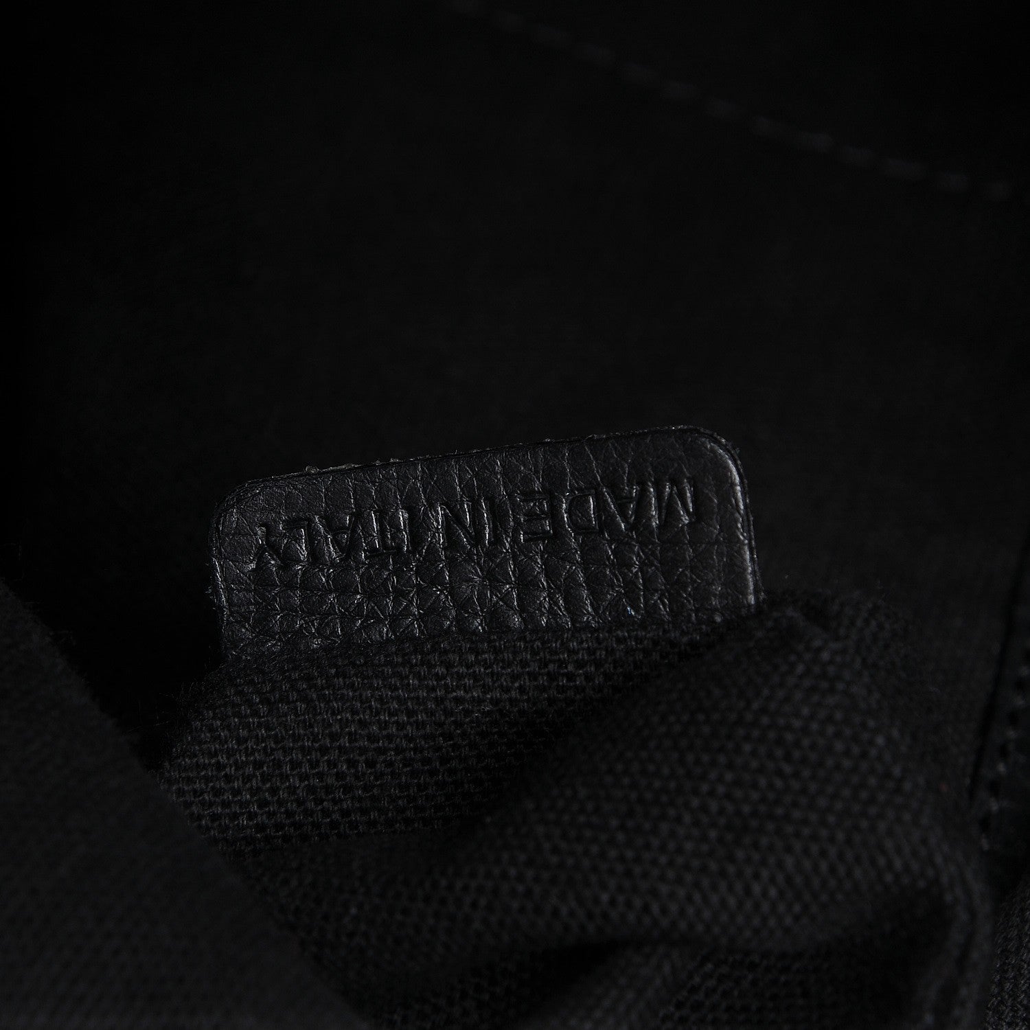 Burberry Grainy Calfskin House Check Medium Sycamore Hobo Black 8 of 8