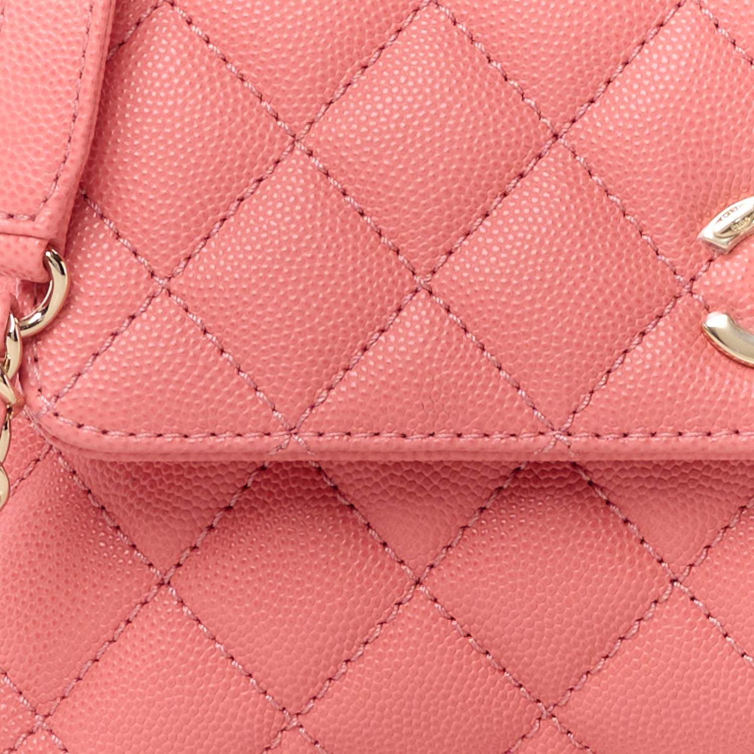 Chanel Caviar Quilted Mini Coco Handle Flap Pink 9 of 11
