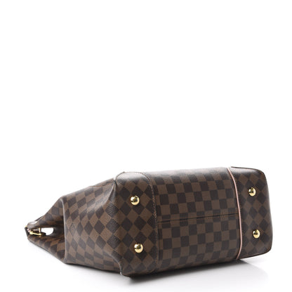 Louis Vuitton Damier Ebene Caissa Hobo Rose Ballerine 4 of 12